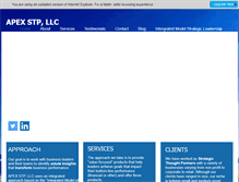 Tablet Screenshot of apexstp.com